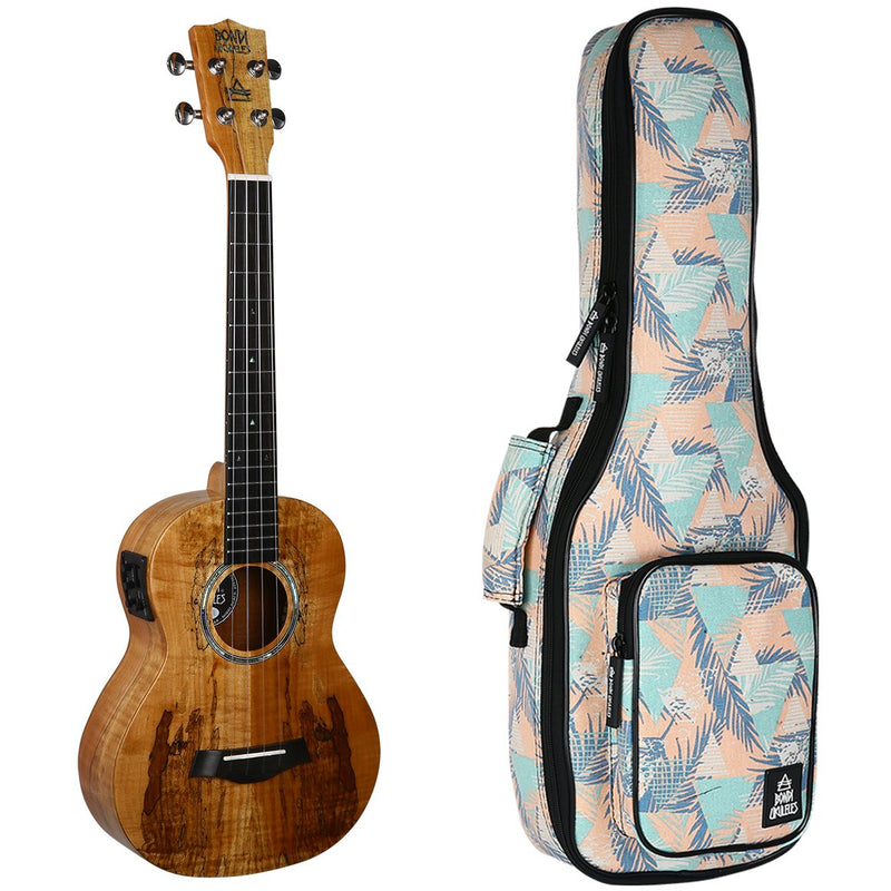 Bondi Spalted Maple Tenor Electric Ukulele