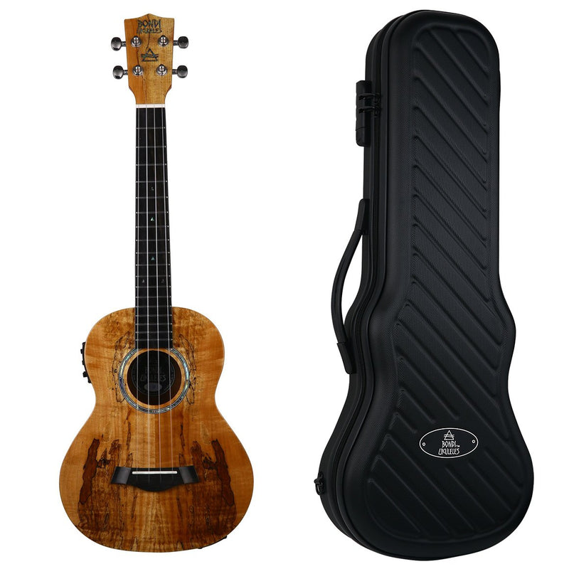 Bondi Spalted Maple Tenor Electric Ukulele