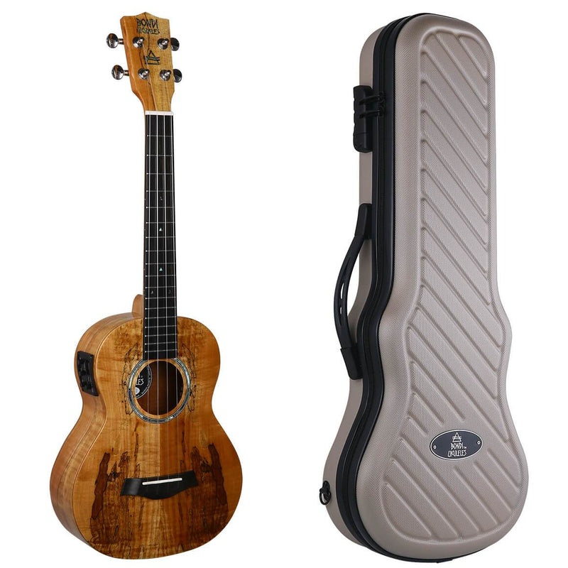 Bondi Spalted Maple Tenor Electric Ukulele