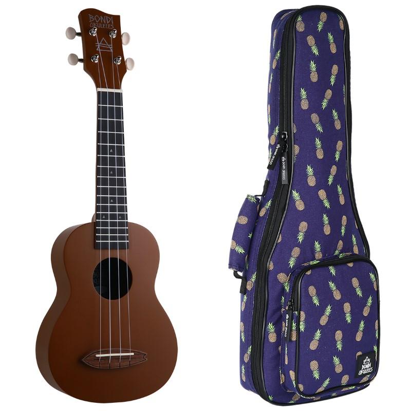 Bondi Surf Bermuda Brown Soprano Ukulele