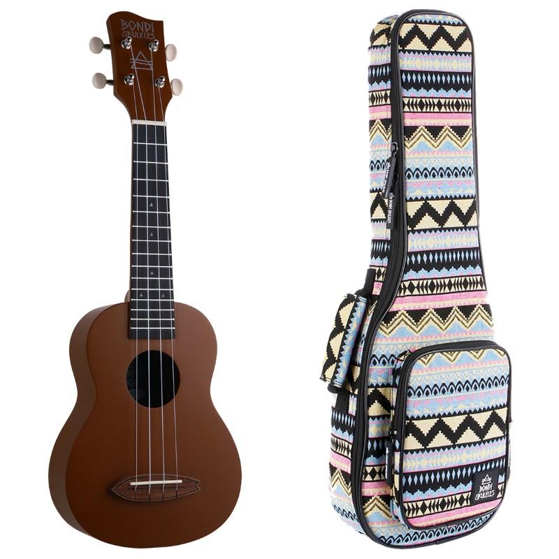 Bondi Surf Bermuda Brown Soprano Ukulele