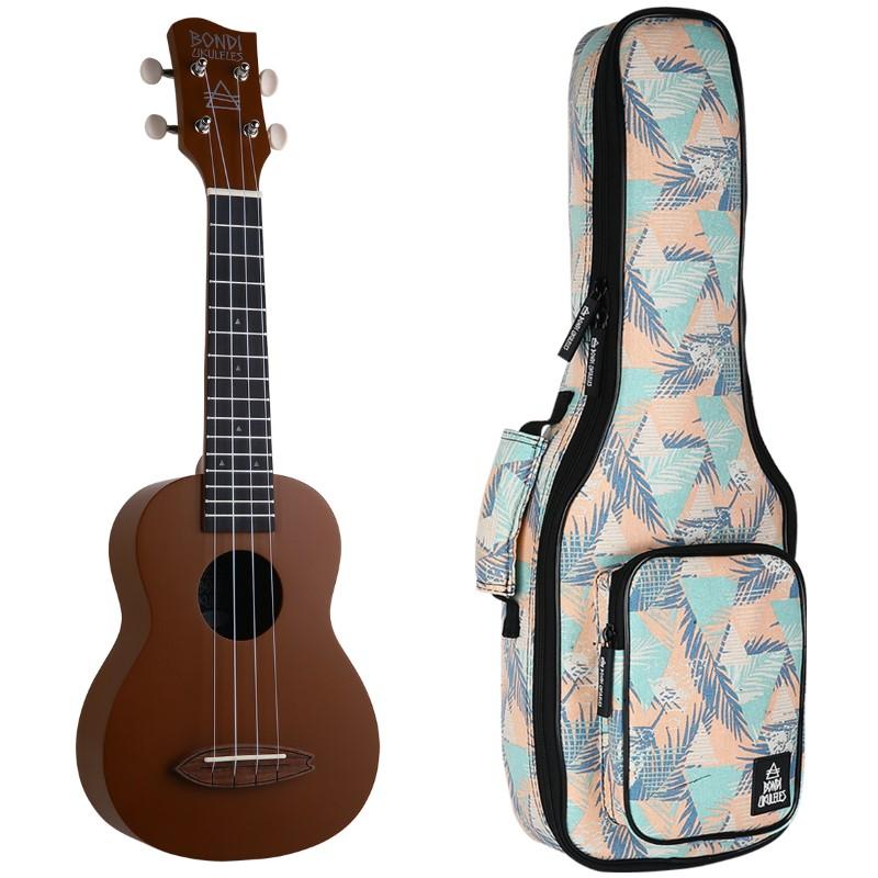 Bondi Surf Bermuda Brown Soprano Ukulele