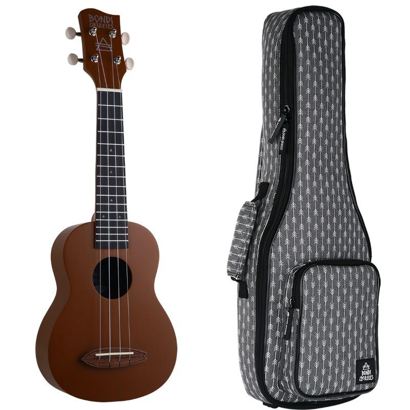 Bondi Surf Bermuda Brown Soprano Ukulele