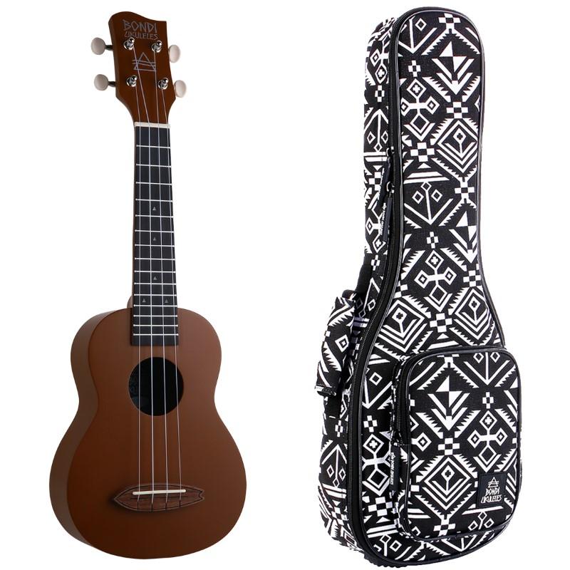 Bondi Surf Bermuda Brown Soprano Ukulele