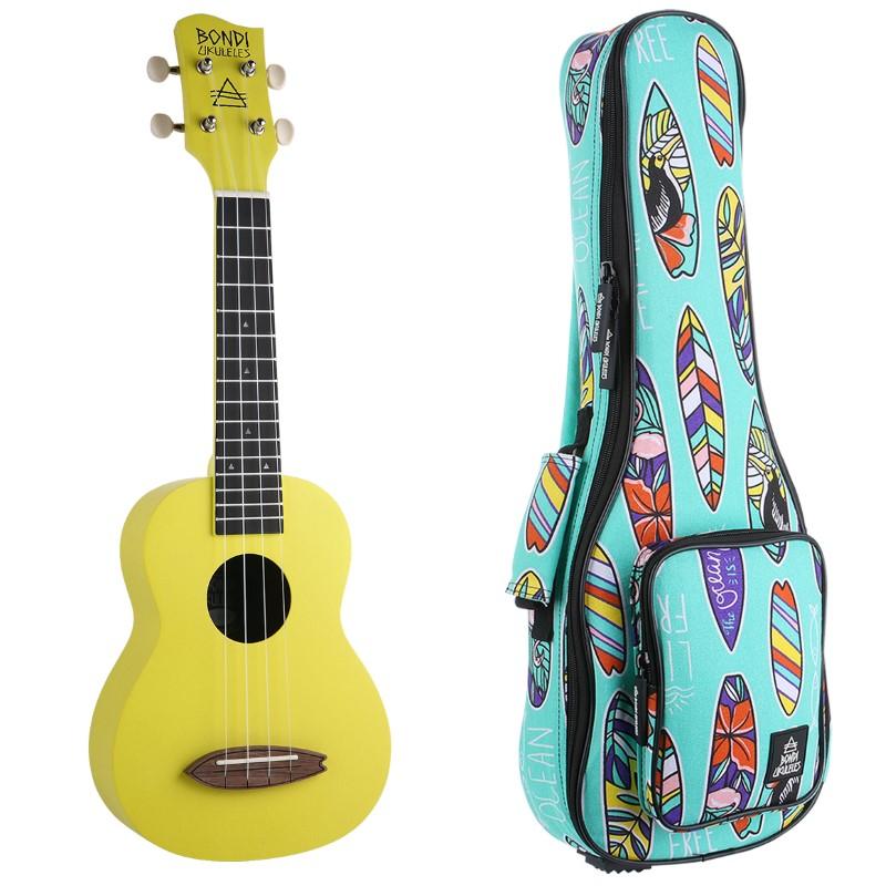 Bondi Surf Blazing Yellow Soprano Ukulele