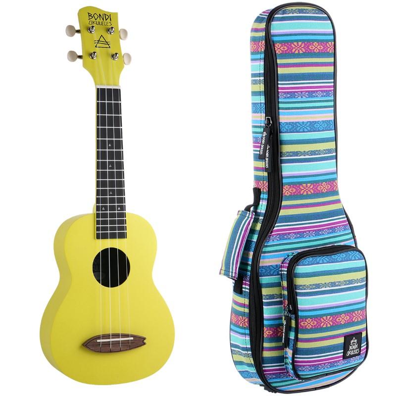 Bondi Surf Blazing Yellow Soprano Ukulele