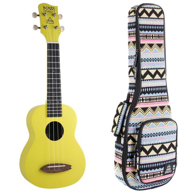 Bondi Surf Blazing Yellow Soprano Ukulele