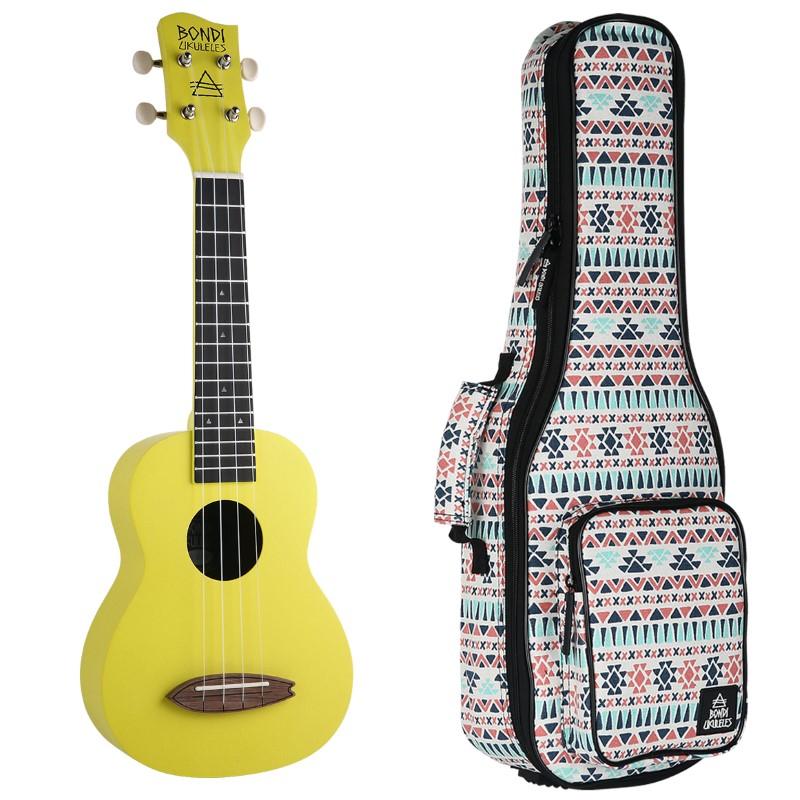 Bondi Surf Blazing Yellow Soprano Ukulele