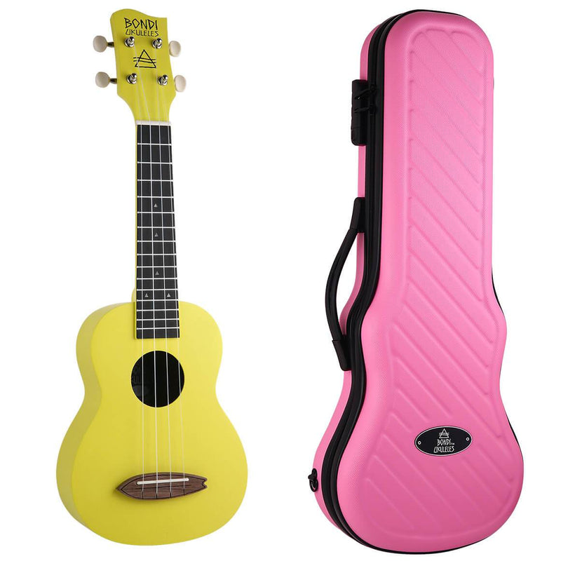 Bondi Surf Blazing Yellow Soprano Ukulele