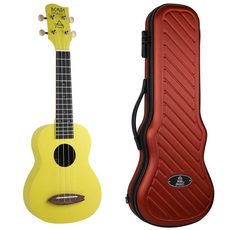 Bondi Surf Blazing Yellow Soprano Ukulele