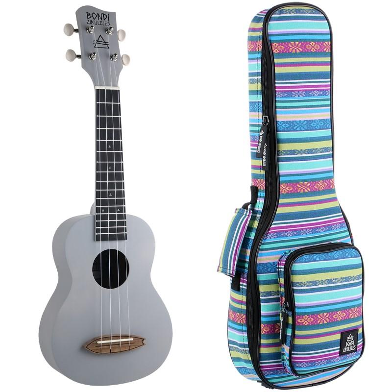 Bondi Surf Halcyon Grey Soprano Ukulele