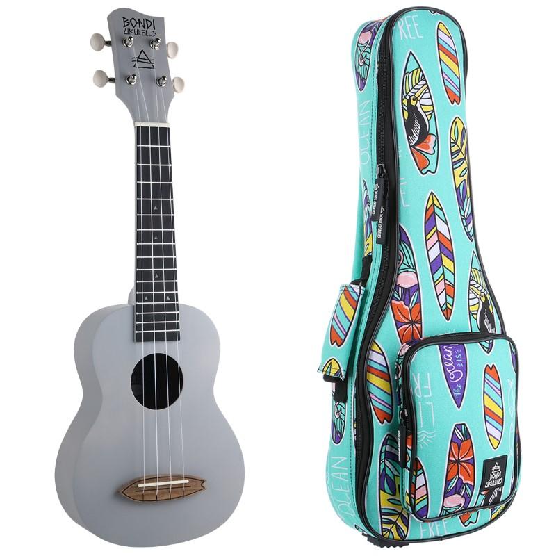 Bondi Surf Halcyon Grey Soprano Ukulele