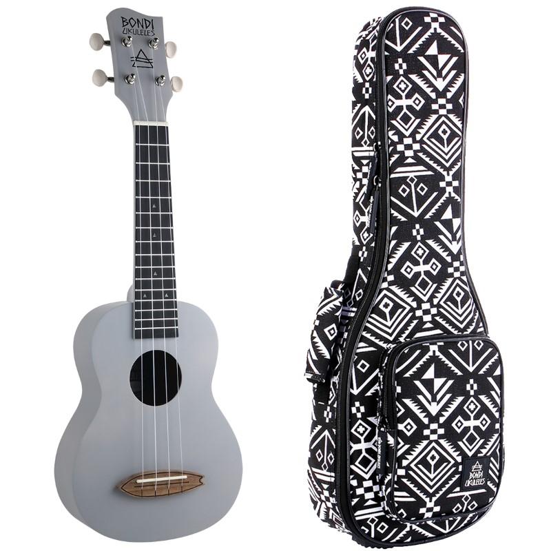 Bondi Surf Halcyon Grey Soprano Ukulele