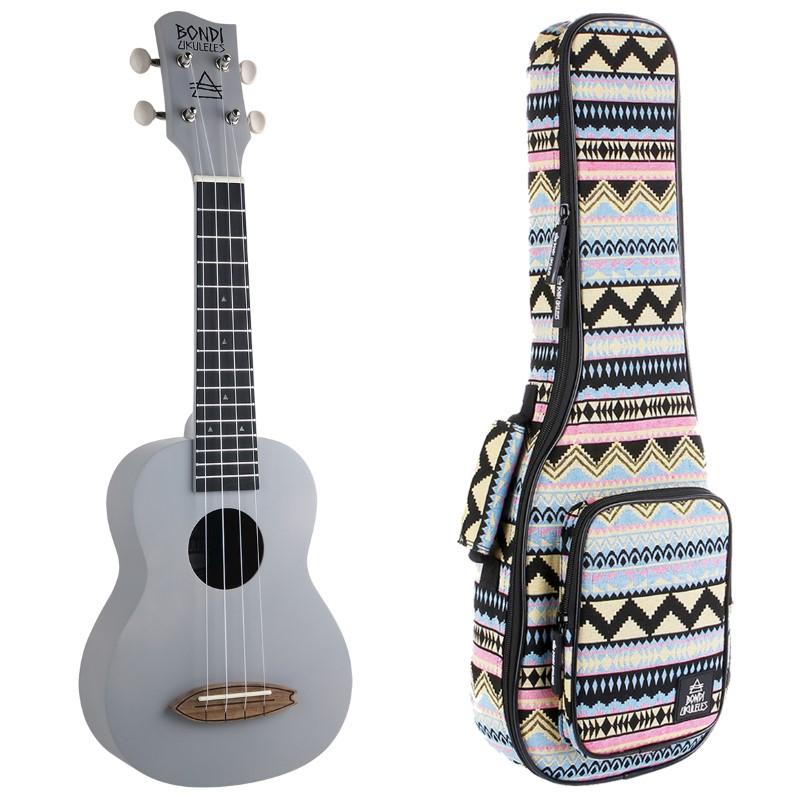 Bondi Surf Halcyon Grey Soprano Ukulele