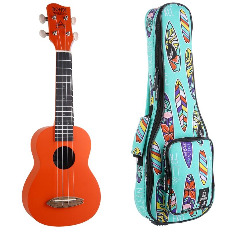 Bondi Surf Intrepid Red Soprano Ukulele
