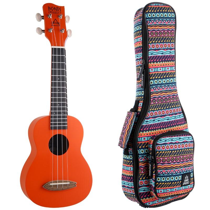 Bondi Surf Intrepid Red Soprano Ukulele
