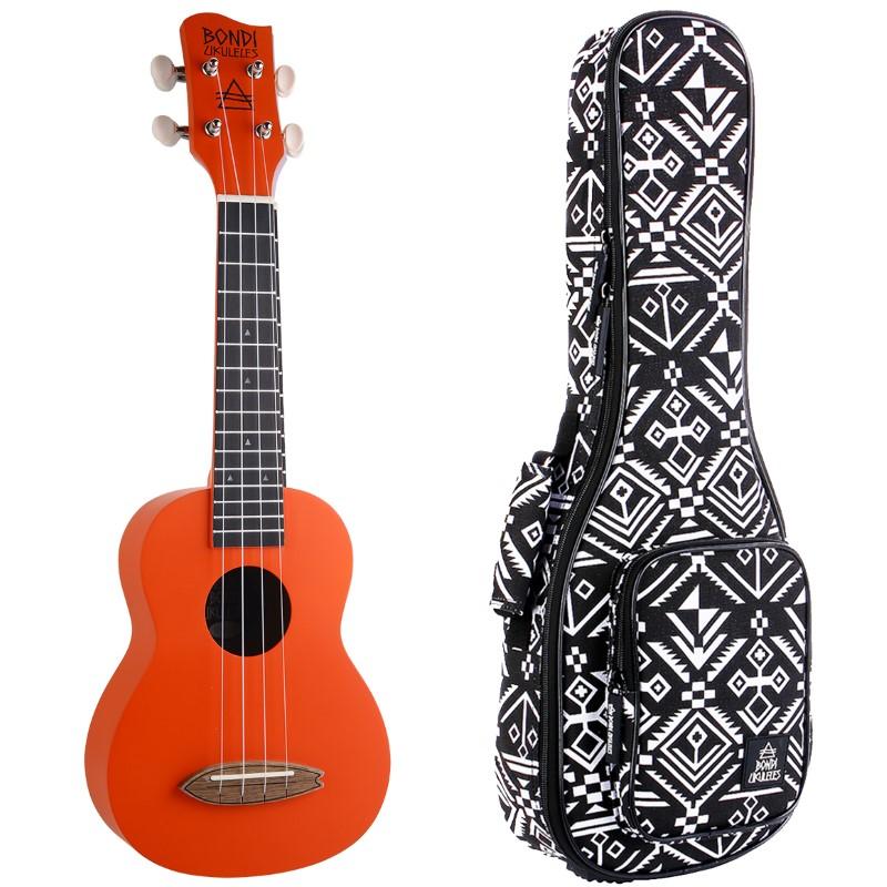 Bondi Surf Intrepid Red Soprano Ukulele