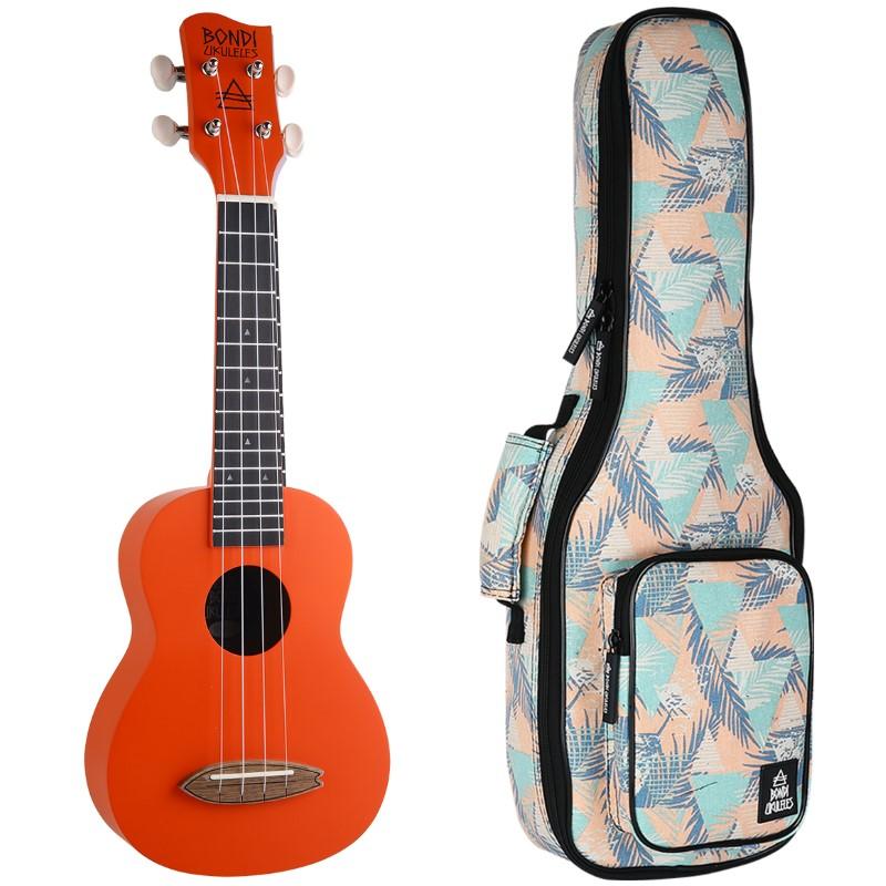 Bondi Surf Intrepid Red Soprano Ukulele