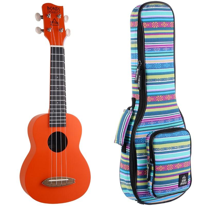 Bondi Surf Intrepid Red Soprano Ukulele