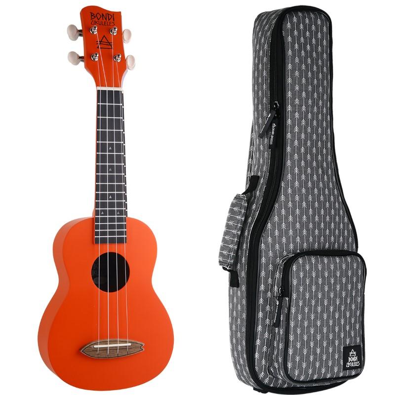 Bondi Surf Intrepid Red Soprano Ukulele