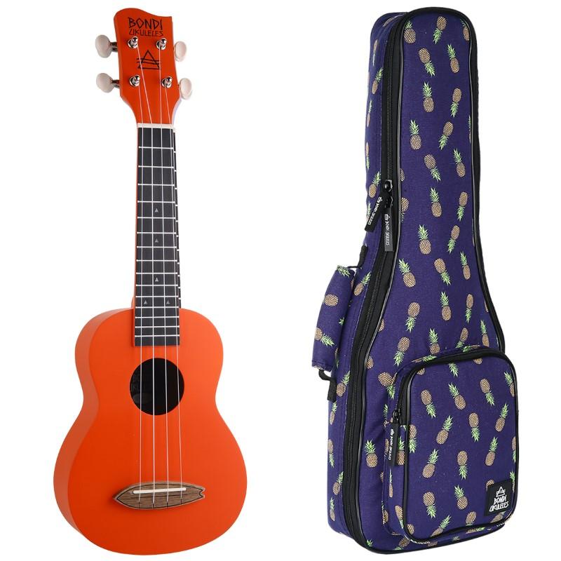 Bondi Surf Intrepid Red Soprano Ukulele