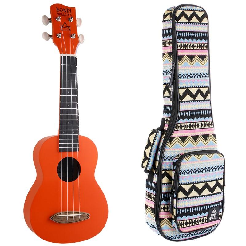 Bondi Surf Intrepid Red Soprano Ukulele