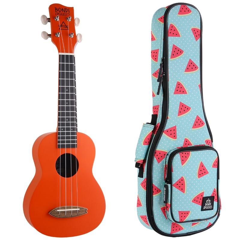 Bondi Surf Intrepid Red Soprano Ukulele