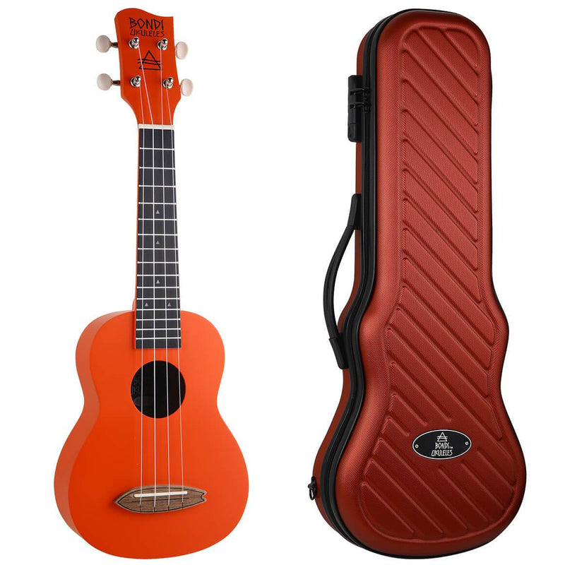 Bondi Surf Intrepid Red Soprano Ukulele