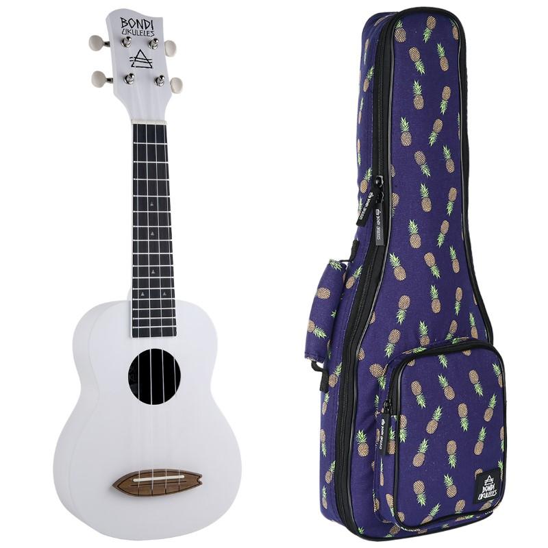 Bondi Surf Oxford White Soprano Ukulele