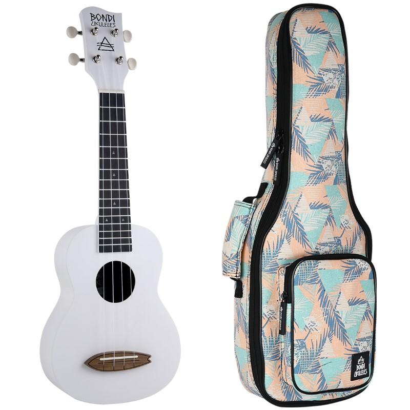 Bondi Surf Oxford White Soprano Ukulele