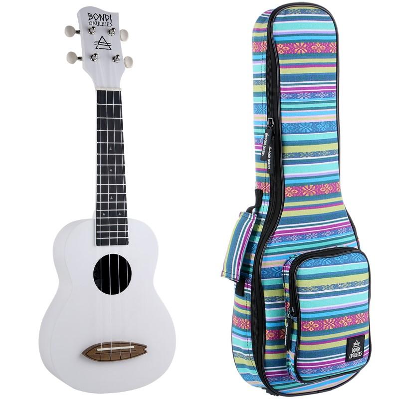 Bondi Surf Oxford White Soprano Ukulele