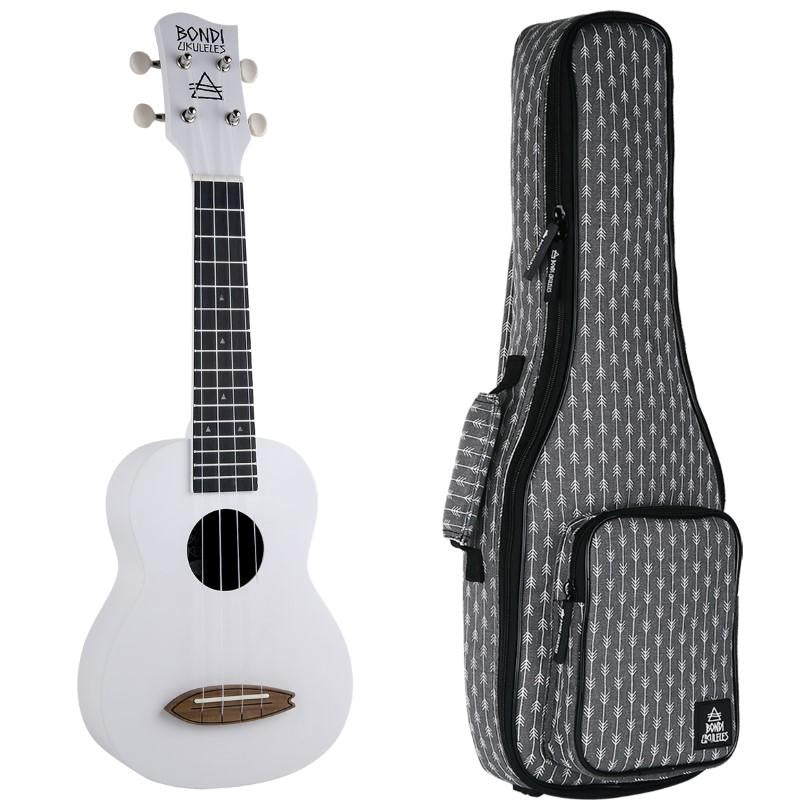Bondi Surf Oxford White Soprano Ukulele