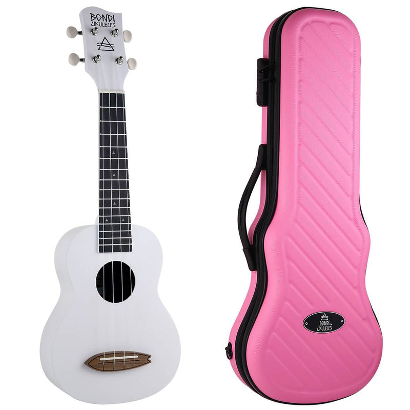 Bondi Surf Oxford White Soprano Ukulele