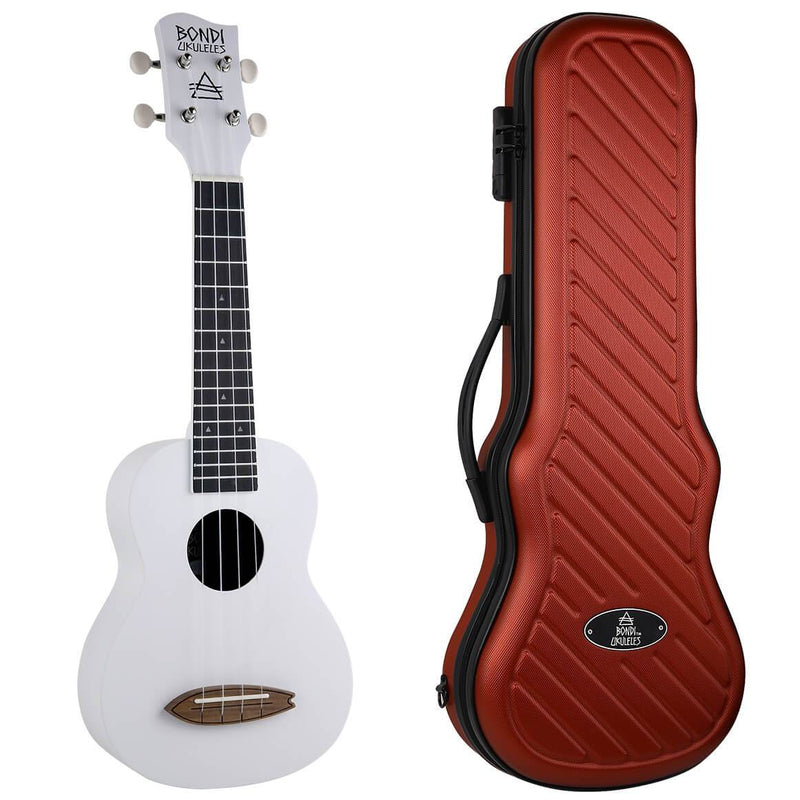 Bondi Surf Oxford White Soprano Ukulele