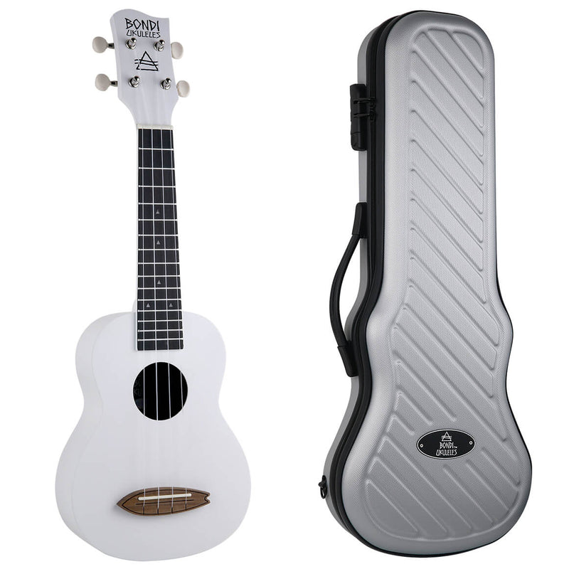 Bondi Surf Oxford White Soprano Ukulele