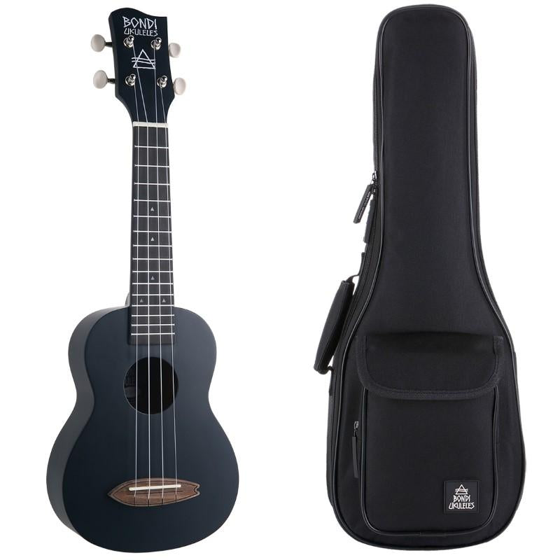 Bondi Surf Rockstar Black Soprano Ukulele