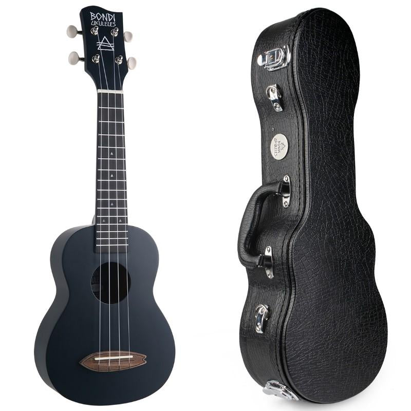 Bondi Surf Rockstar Black Soprano Ukulele