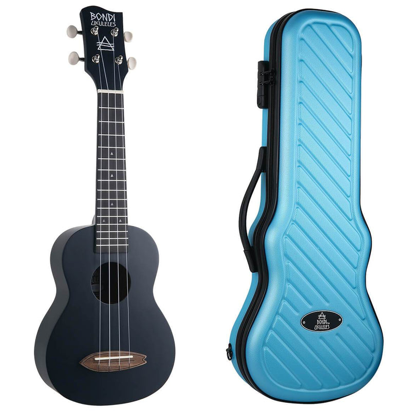 Bondi Surf Rockstar Black Soprano Ukulele