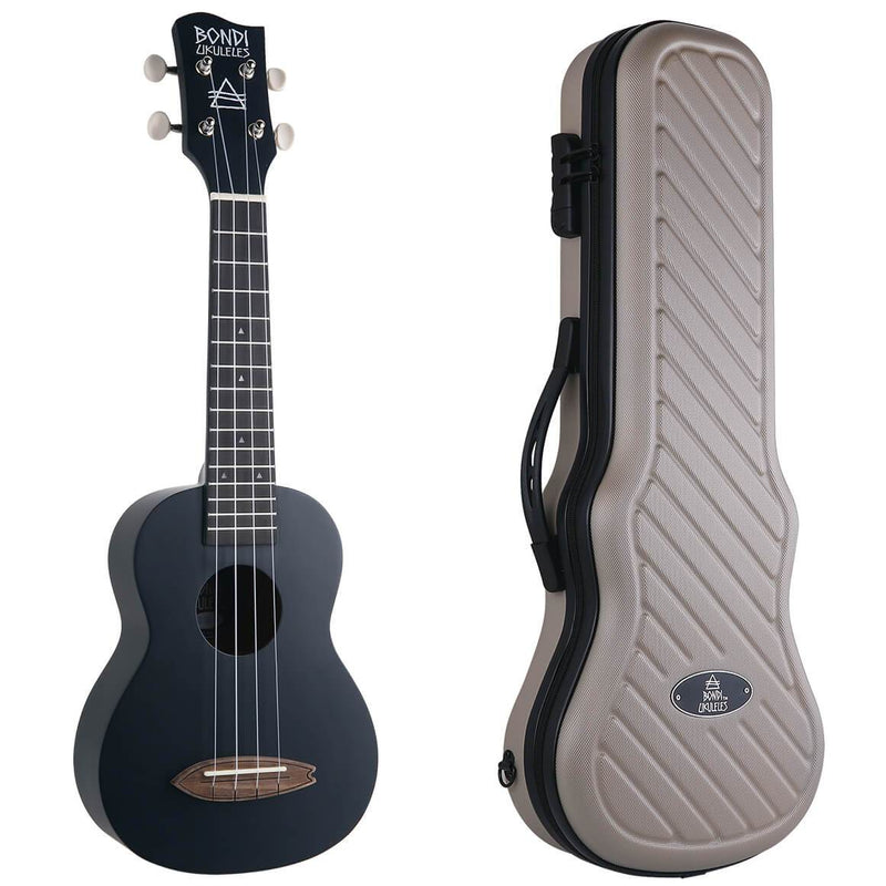 Bondi Surf Rockstar Black Soprano Ukulele