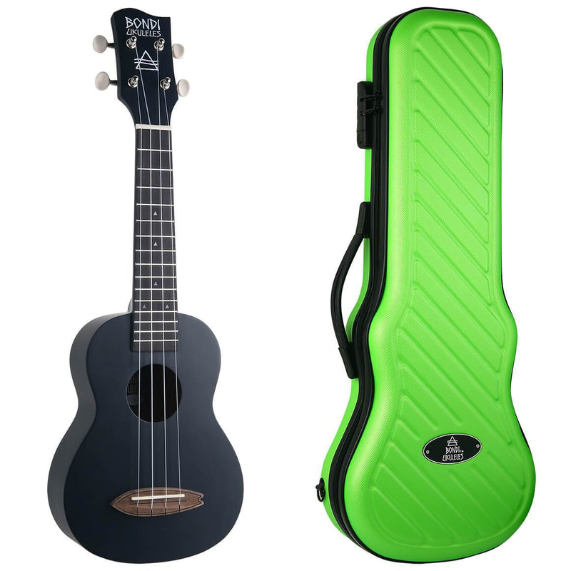 Bondi Surf Rockstar Black Soprano Ukulele