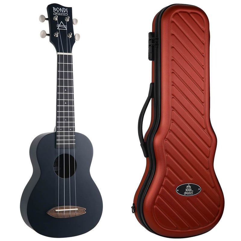 Bondi Surf Rockstar Black Soprano Ukulele