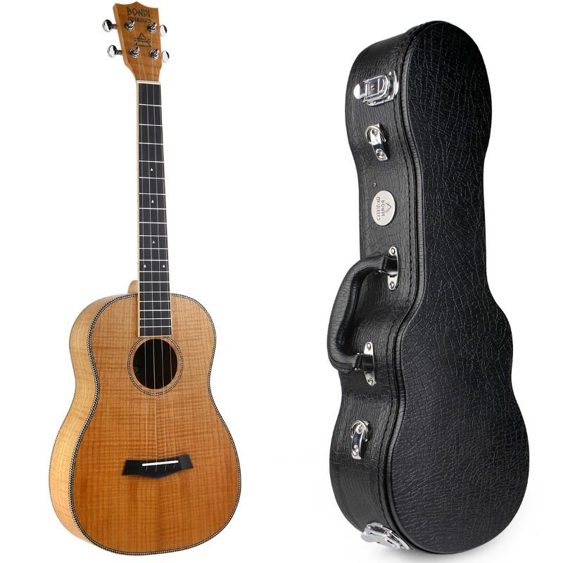 Bondi Tiger Oak Baritone Ukulele Left Handed