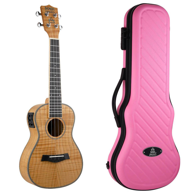 Bondi Tiger Oak Concert Electric Ukulele