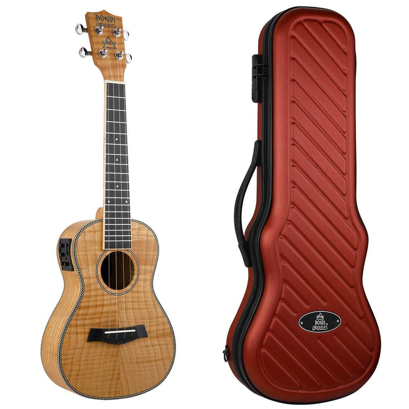 Bondi Tiger Oak Concert Electric Ukulele
