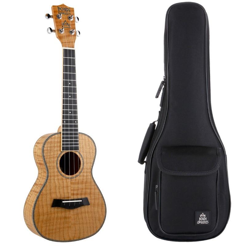 Bondi Tiger Oak Concert Ukulele Left Handed