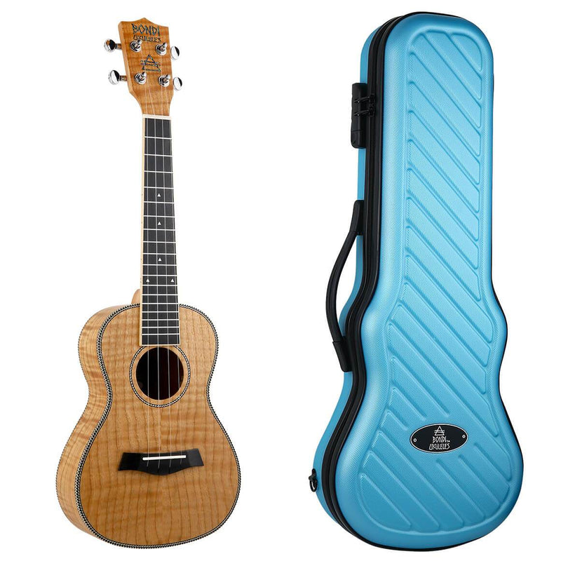 Bondi Tiger Oak Concert Ukulele Left Handed