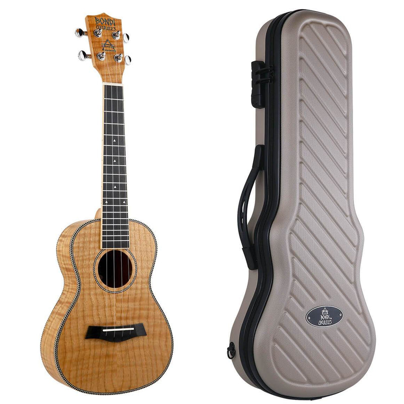 Bondi Tiger Oak Concert Ukulele Left Handed