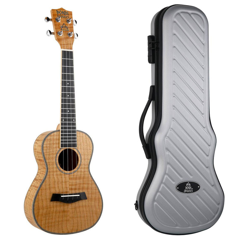Bondi Tiger Oak Concert Ukulele Left Handed