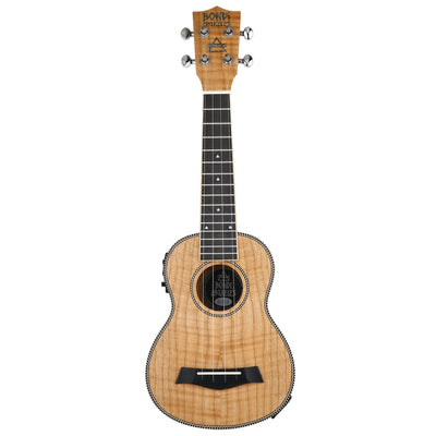 Bondi Tiger Oak Soprano Electric Ukulele