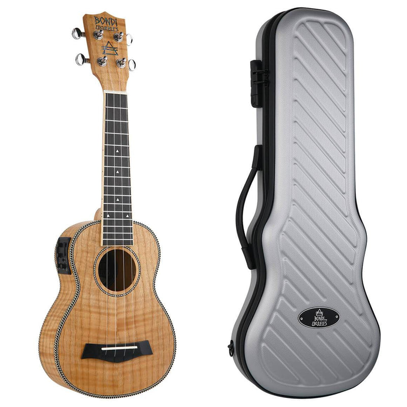Bondi Tiger Oak Soprano Electric Ukulele